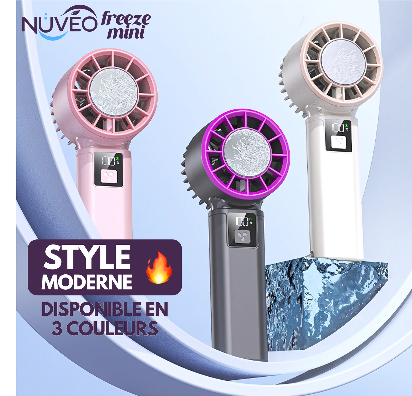 Ventilateur Climatiseur 2 en 1 NUVEO Freeze Mini